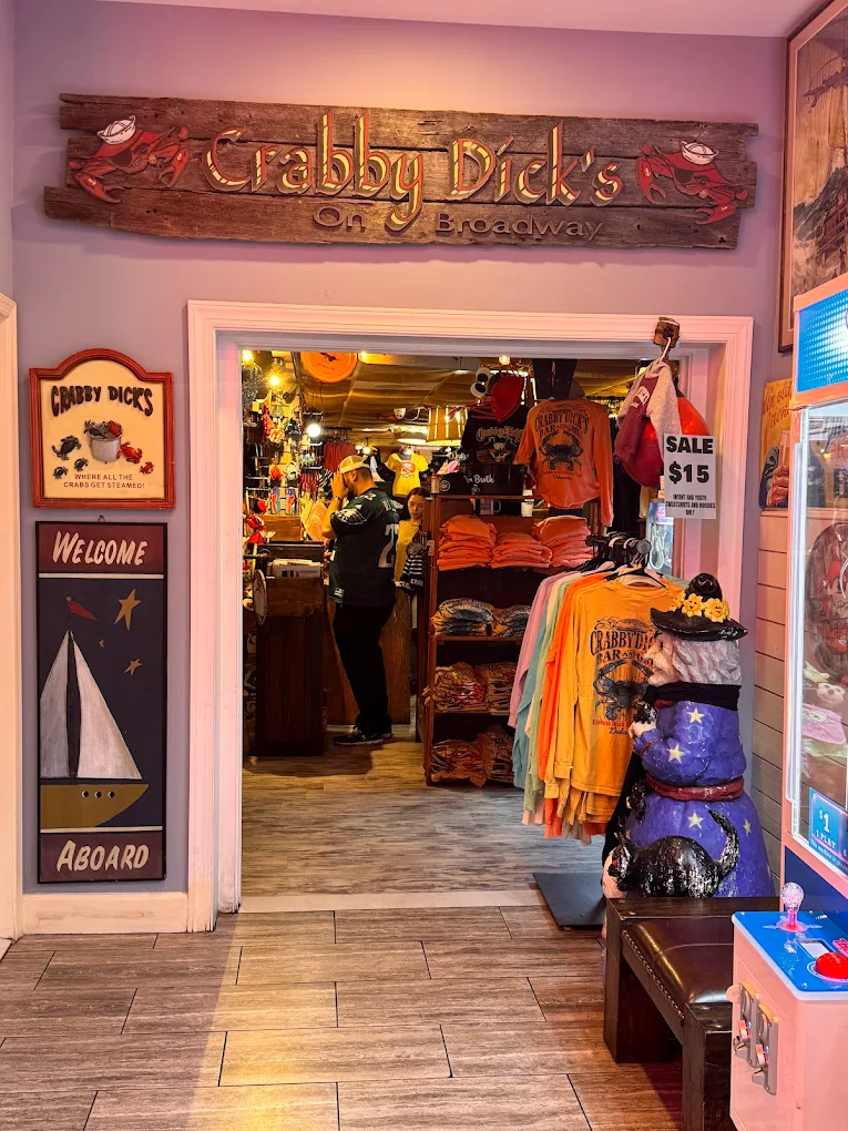 Crabby Dick's on Broadway gift shop